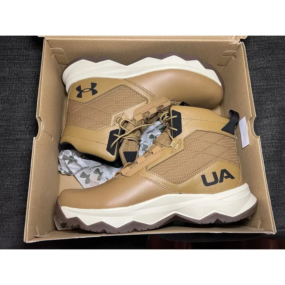 Under Armour UA Stellar G26" Mens Tactical Brown Hiking Boots Size 13 - Picture 7 of 7